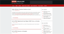 Desktop Screenshot of egitimpsikolojisi.com